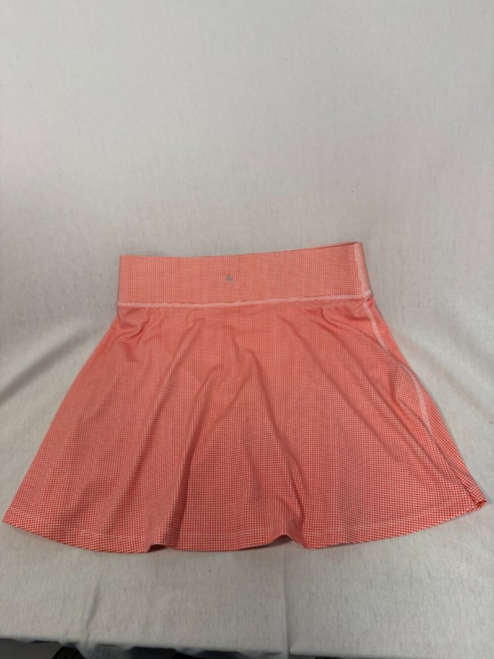 Lou & Grey Skort Medium Red Gingham Tennis Golf Pickleball High Waist